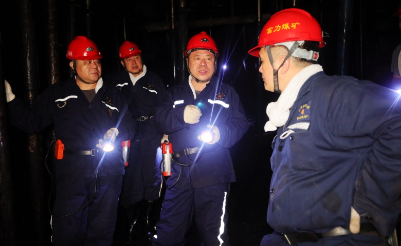 张秉德到富力矿调研检查工作